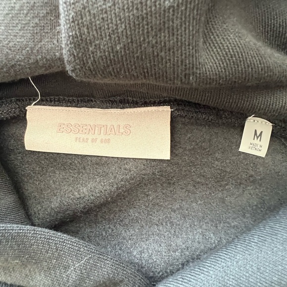 Essentials Dark Gray Hoodie - Picture 2 of 6
